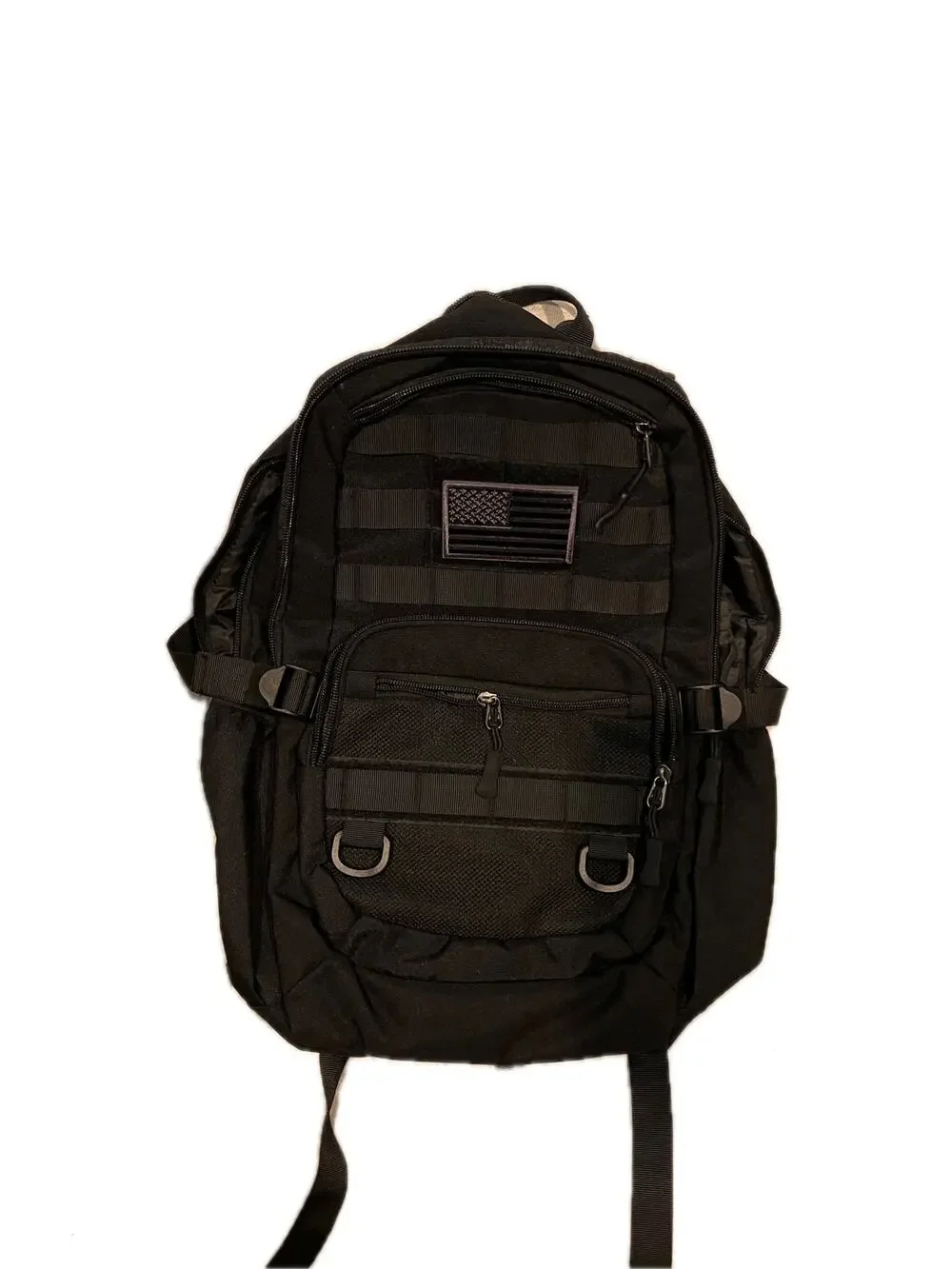 Wotony Black Tactical Backpack Small 21L